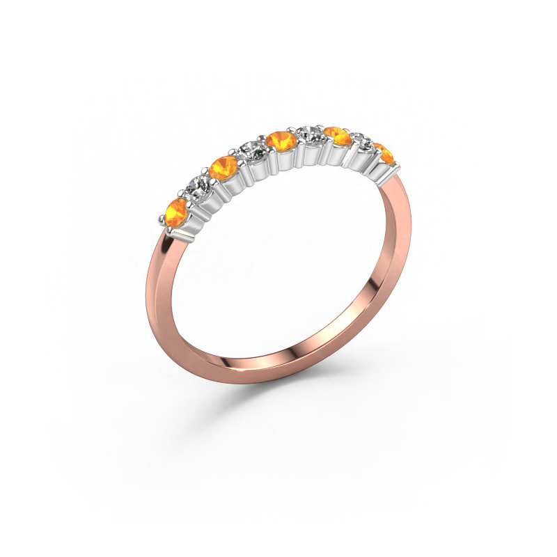 Bild von Ring Yasmin 9 585 Roségold Citrin 2.4 mm