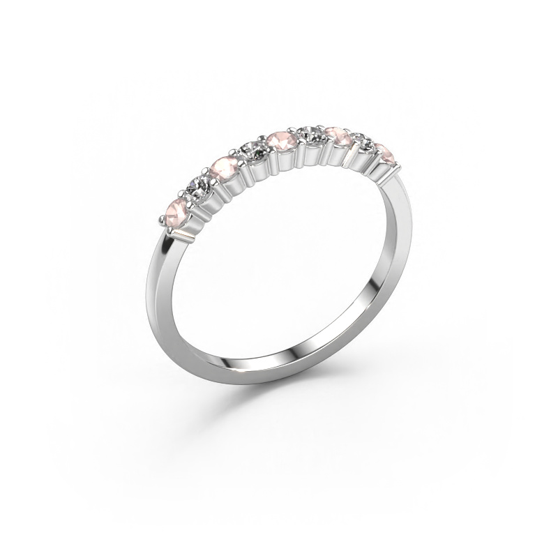 Bild von Ring Yasmin 9 950 Platin Morganit Champagner 2.4 mm