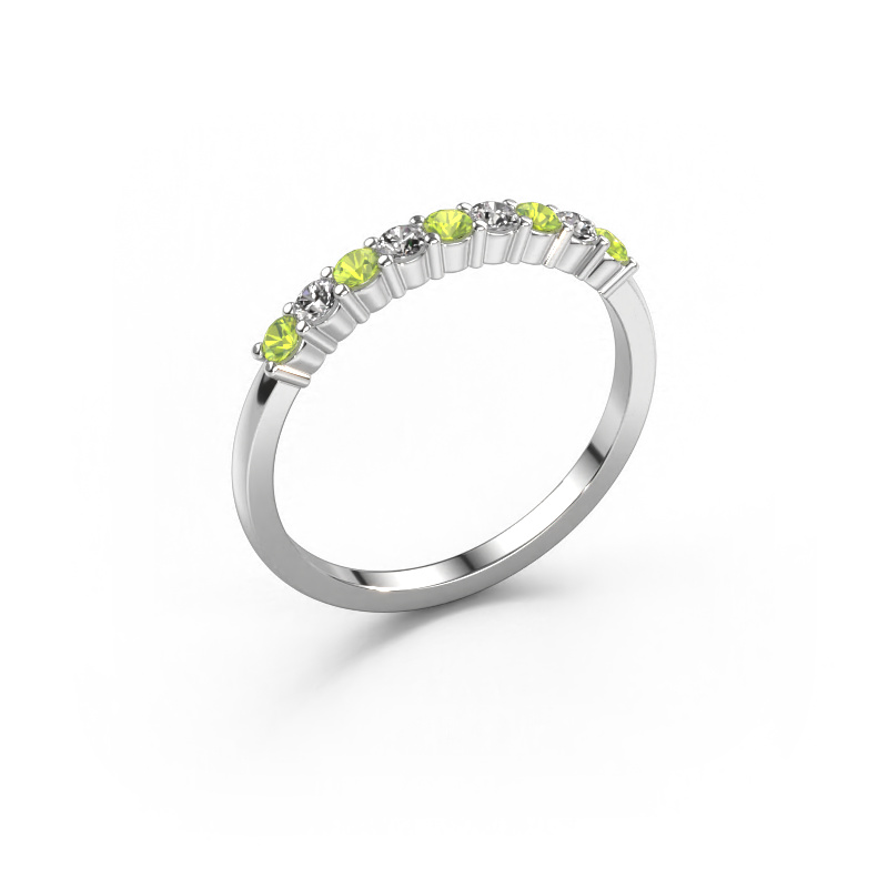 Image of Ring Yasmin 9 950 platinum Peridot 2.4 mm