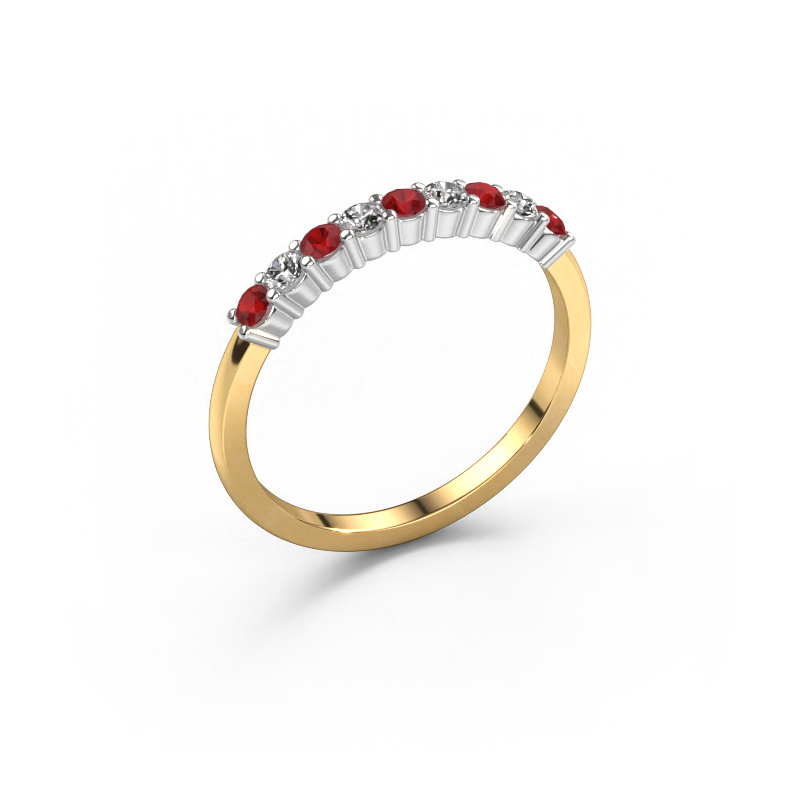 Image of Ring Yasmin 9 585 gold Ruby 2.4 mm