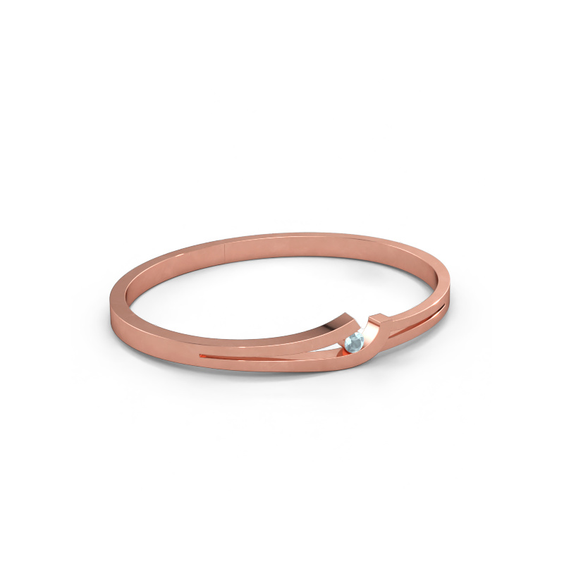 Bild av Armring Yentl 585 roséguld Akvamarin 3.7 mm