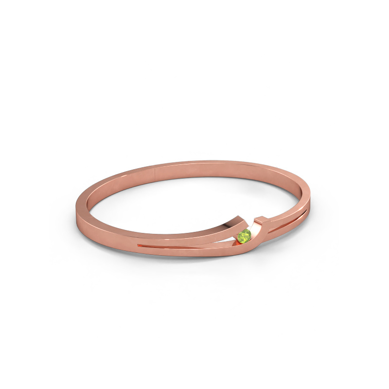 Bild av Armring Yentl 585 roséguld Peridot 3.7 mm