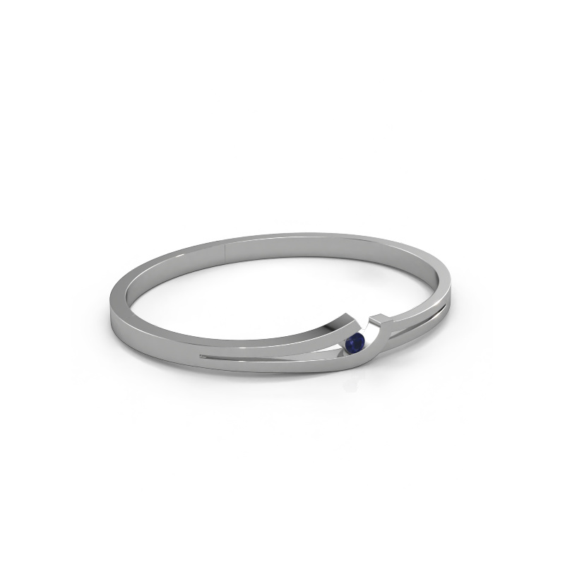 Image of Bangle Yentl 585 white gold Sapphire 3.7 mm