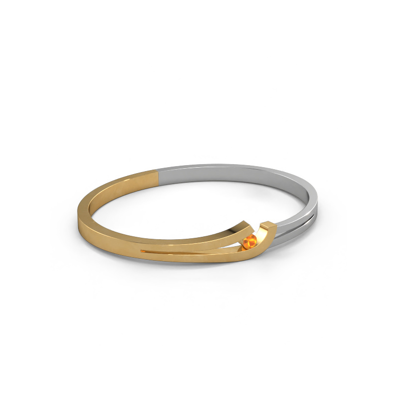 Image of Bangle Yentl 585 gold Citrin 3.7 mm