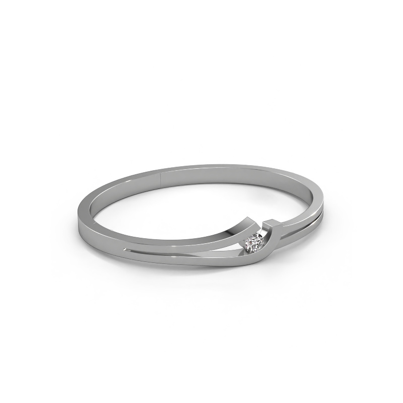 Image of Bangle Yentl 585 white gold Diamond 0.50 crt