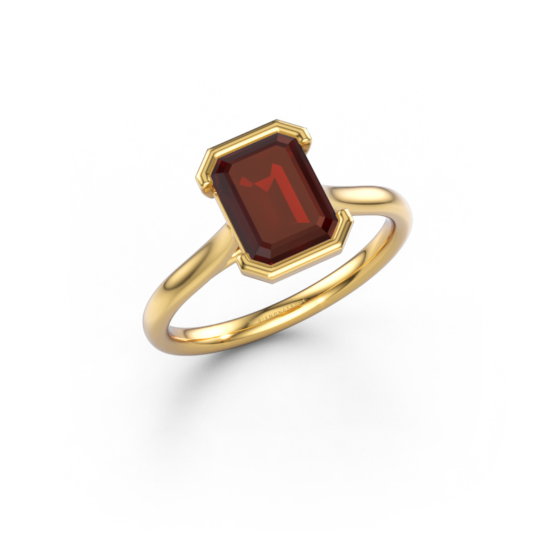 Image of Engagement ring Tayler EME 2 585 gold Garnet 8x6 mm