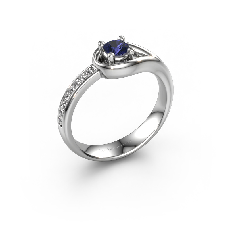 Image of Ring Zara 950 platinum Sapphire 4 mm