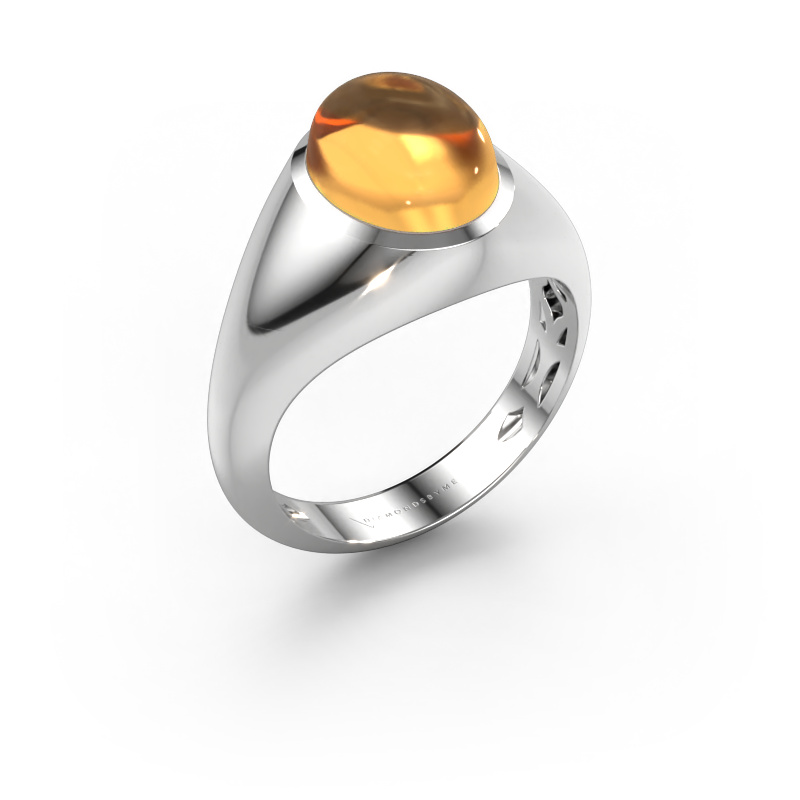 Bild von Ring Zaza 950 Platin Citrin 10x8 mm