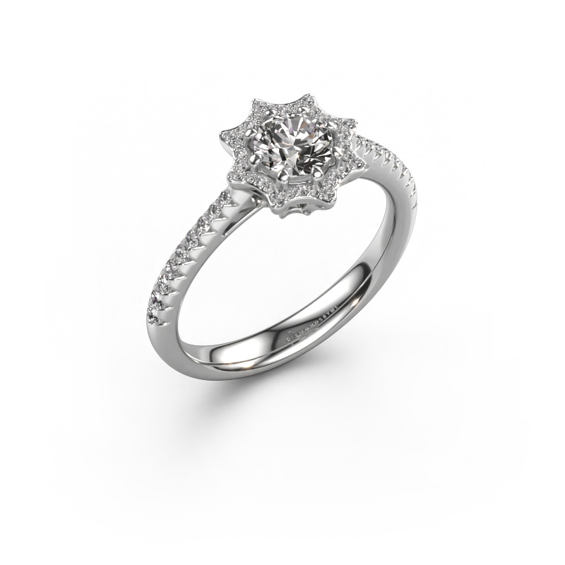 Image of Engagement ring Zena 950 platinum Lab-grown diamond 0.730 crt