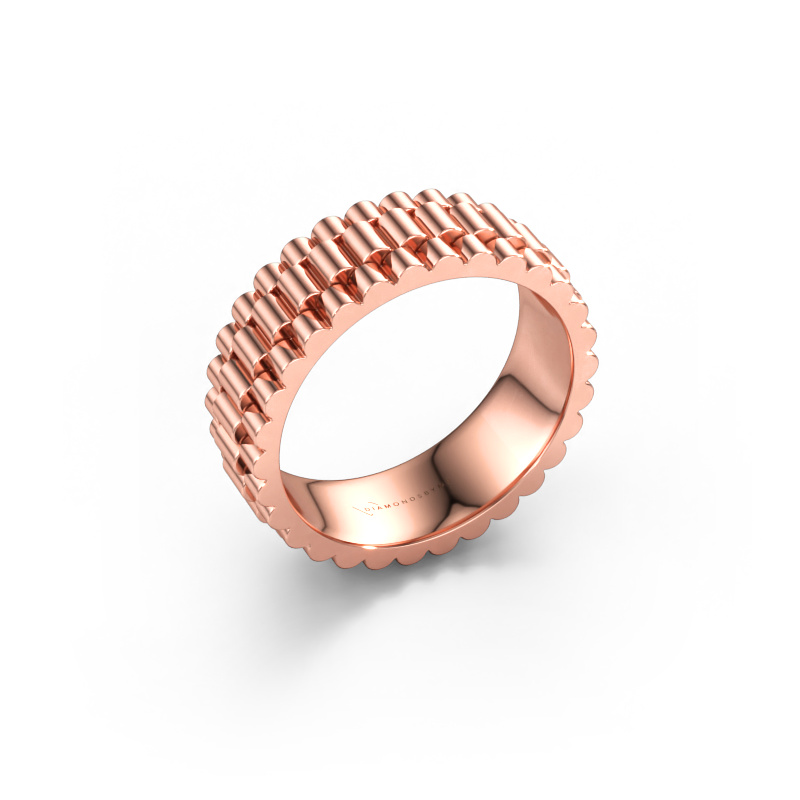 Image of Men's ring Zenn 585 rose gold