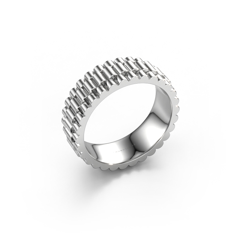 Bild von Herrenring Zenn 585 Weißgold