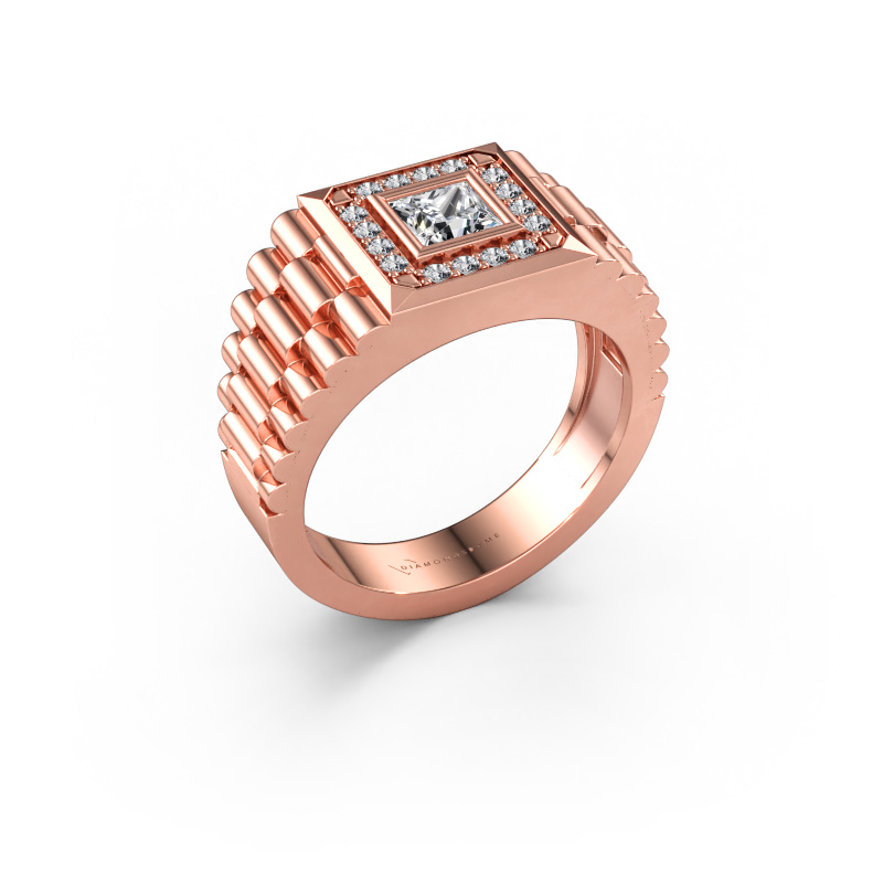 Immagine di Anello da uomo Zilan 585 oro rosa Diamante lab grown 0.692 crt