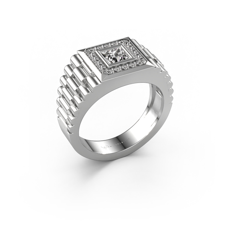 Image of Men's ring Zilan 950 platinum Diamond 0.692 crt