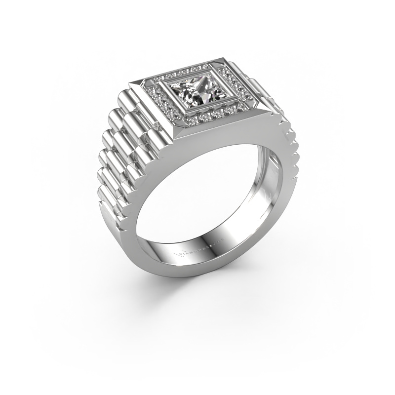 Image of Men's ring Zilan 950 platinum Diamond 1.192 crt