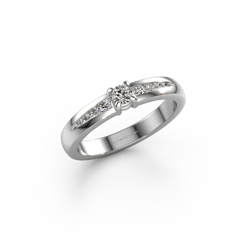 Image of Engagement ring Zohra 950 platinum Diamond 0.233 crt