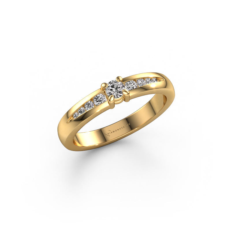 Image of Engagement ring Zohra 585 gold Diamond 0.233 crt