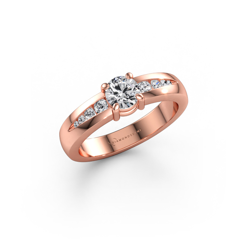 Immagine di Anello di fidanzamento Zohra 585 oro rosa Diamante 0.677 crt
