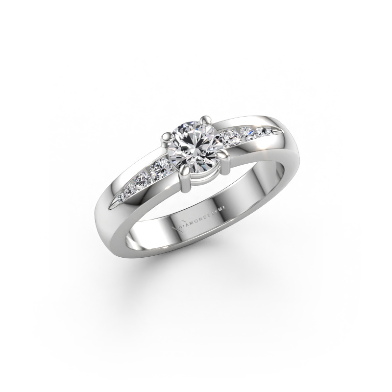 Immagine di Anello di fidanzamento Zohra 585 oro bianco Diamante lab grown 0.677 crt