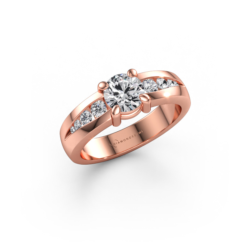 Immagine di Anello di fidanzamento Zohra 585 oro rosa Diamante lab grown 0.961 crt