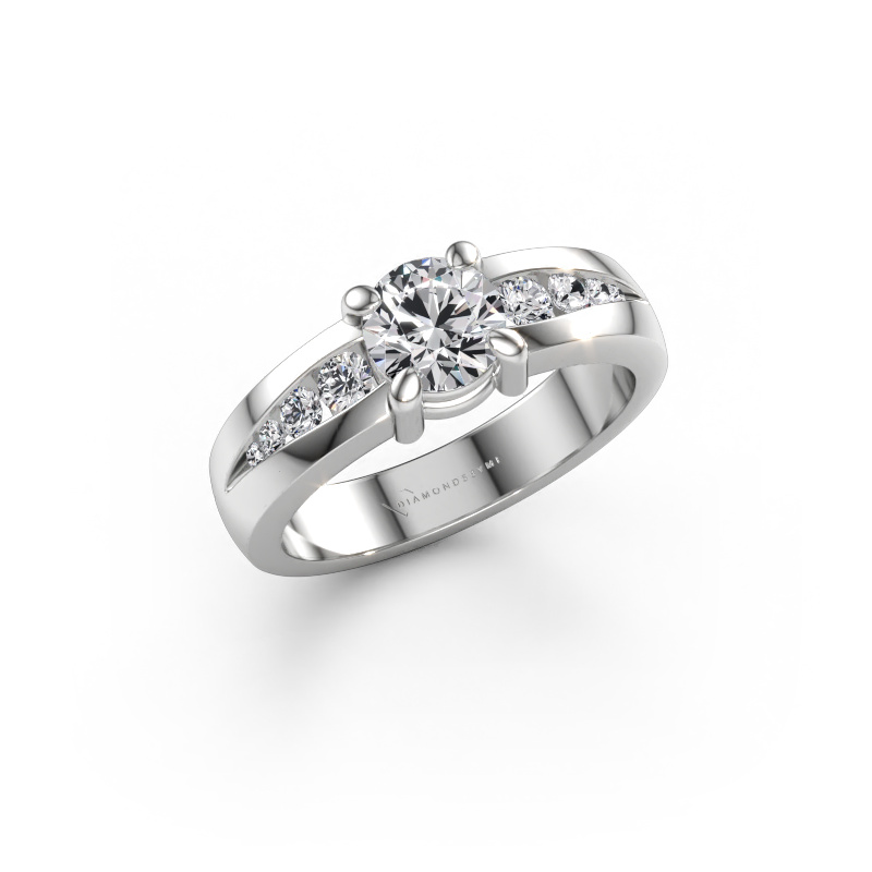 Bild av Förlovningsring Zohra 950 platina Diamant 0.961 crt