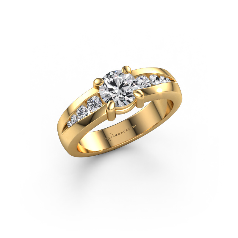 Image of Engagement ring Zohra 585 gold Lab grown diamond 0.961 crt